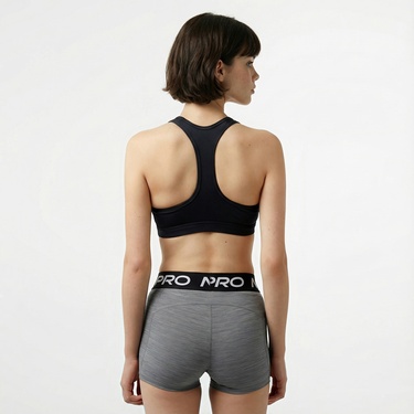  Nike Swoosh Med Sport Kadın Siyah Bra