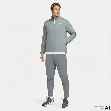  Nike Dri-Fit Unlimited Erkek Gri Eşofman Altı