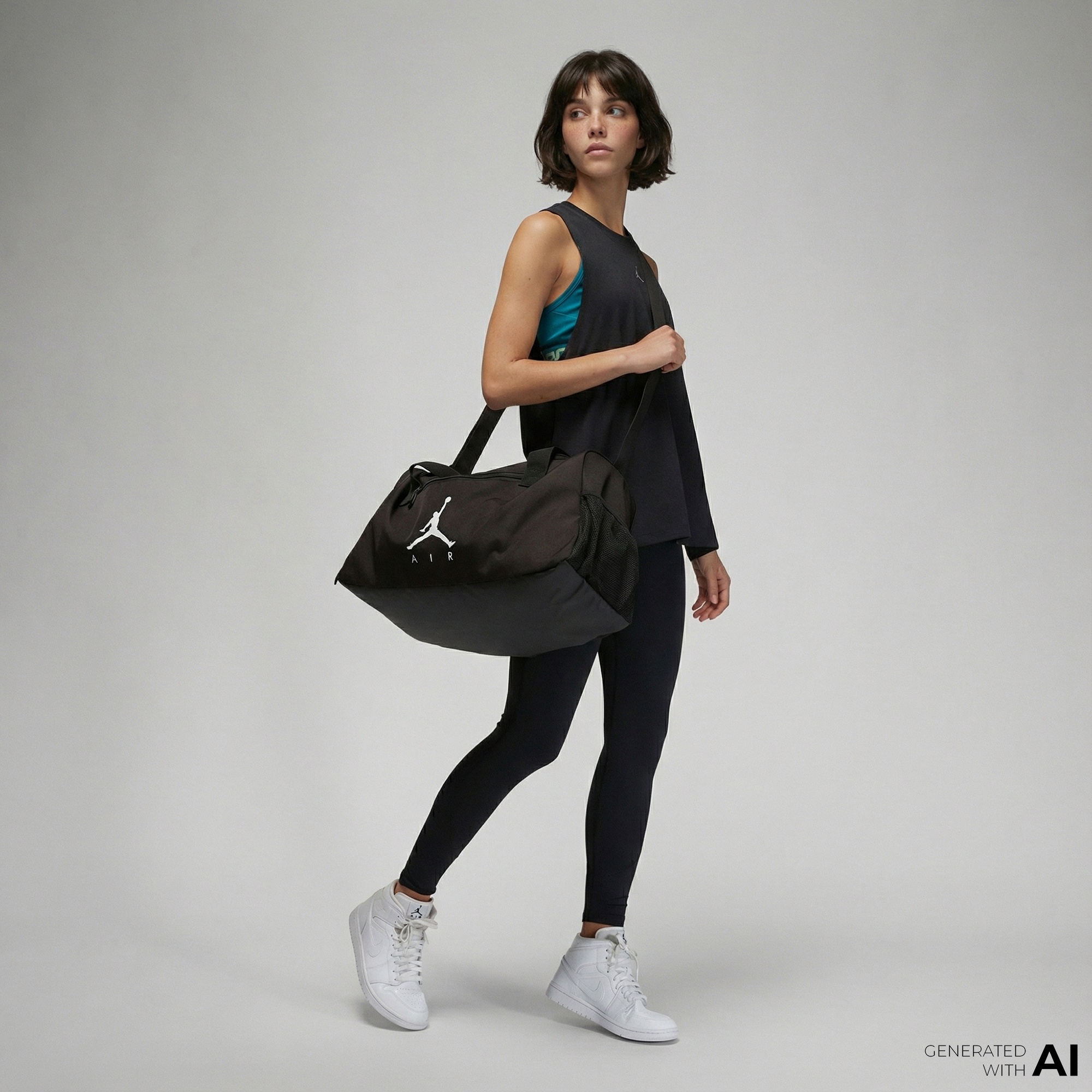 Jordan Sport Kadın Siyah Tayt