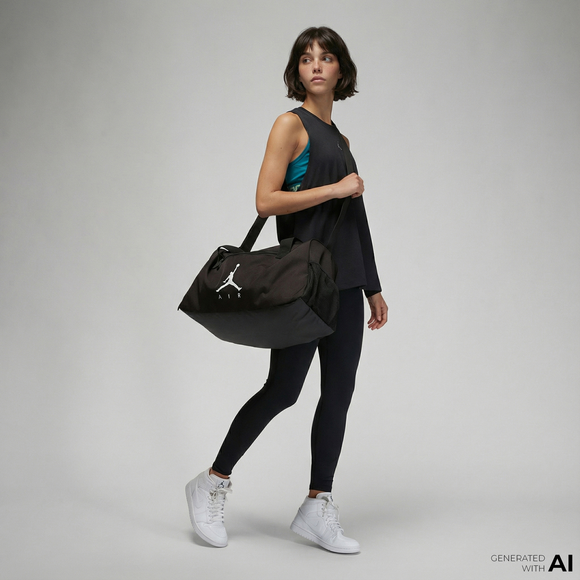  Jordan Sport Kadın Siyah Tayt