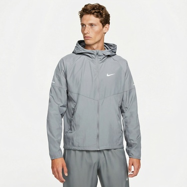  Nike Repel Miler Erkek Gri Rüzgarlık
