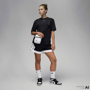  Jordan Sport Diamond Kadın Siyah T-Shirt