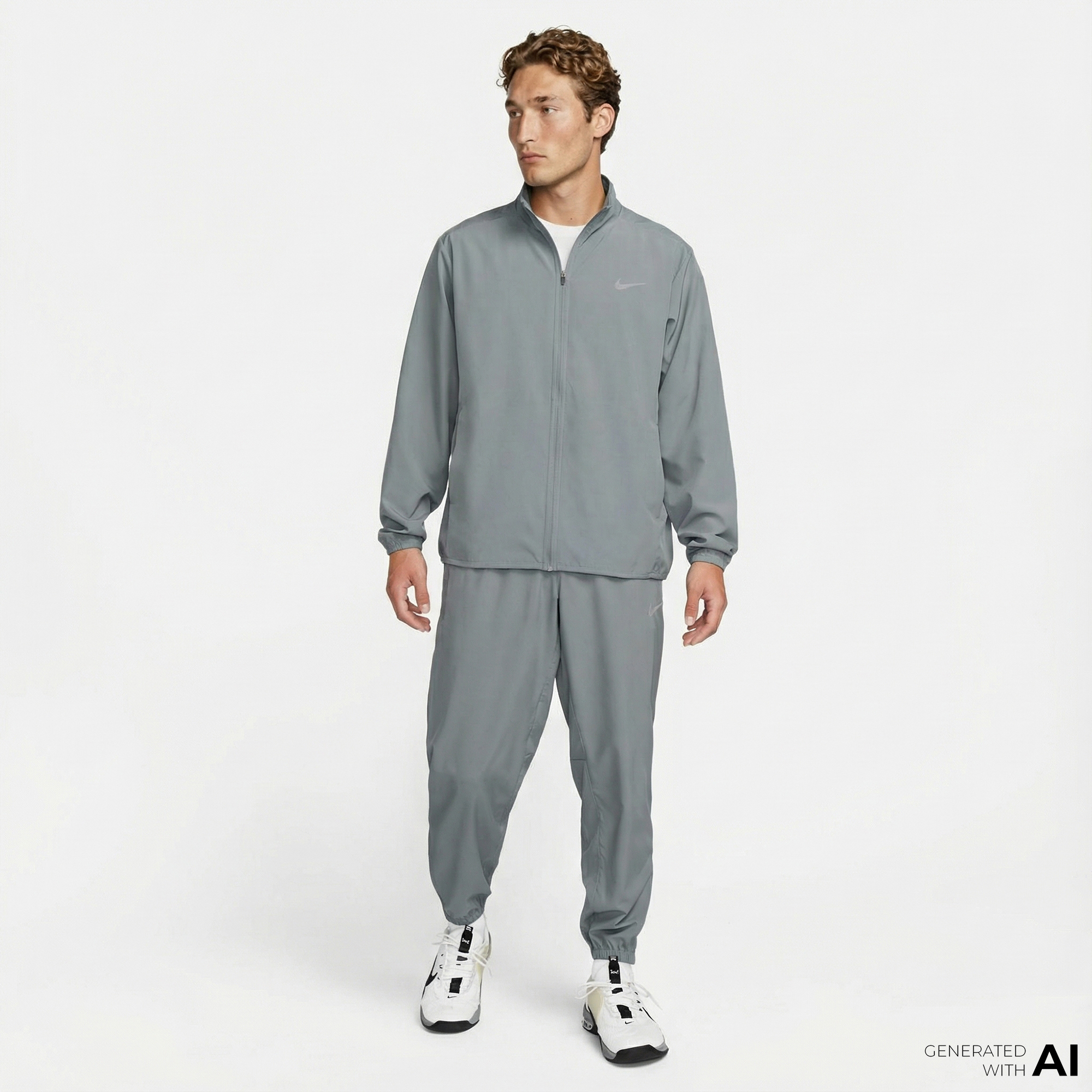  Nike Dri-Fit Form Erkek Gri Eşofman Altı