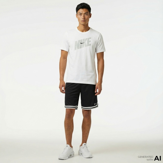  Nike Dri-Fit DNA 24 cm Erkek Siyah Şort