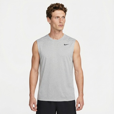  Nike Dri-Fit Sl Reset Erkek Gri Kolsuz T-Shirt