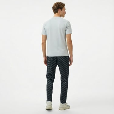  Guess Korbin Printed Double Knit Eco Erkek Siyah Eşofman Altı