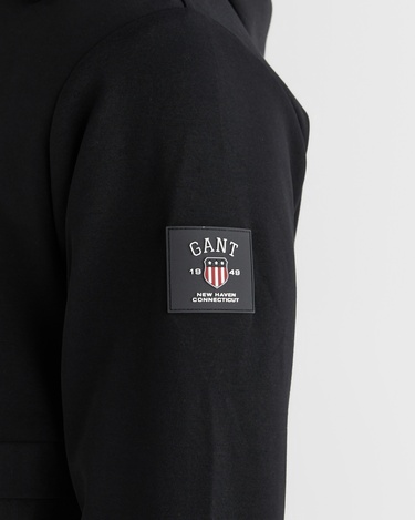  GANT Erkek Siyah Fermuarlı Hırka