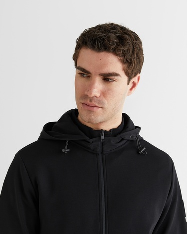  GANT Erkek Siyah Fermuarlı Hırka