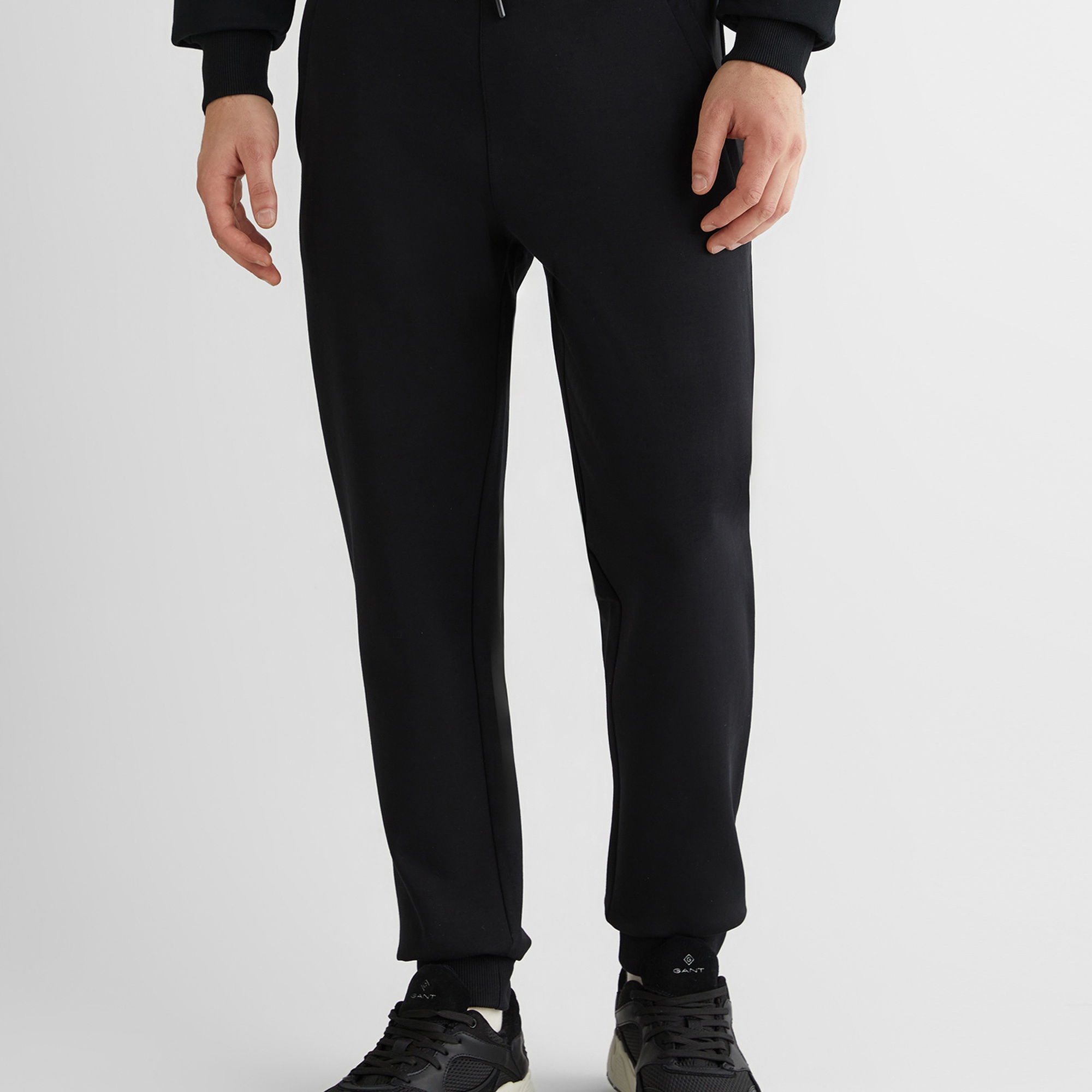 GANT Erkek Siyah Regular Fit Eşofman Altı