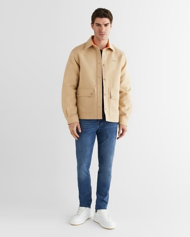  GANT Erkek Yeşil Gömlek Yaka Ceket