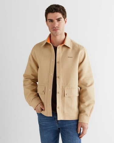  GANT Erkek Yeşil Gömlek Yaka Ceket