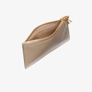  Calvin Klein Zip Kadın Kahverengi Kartlık