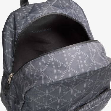  Calvin Klein Printed Emblem Nylon Erkek Gri Tote Çanta