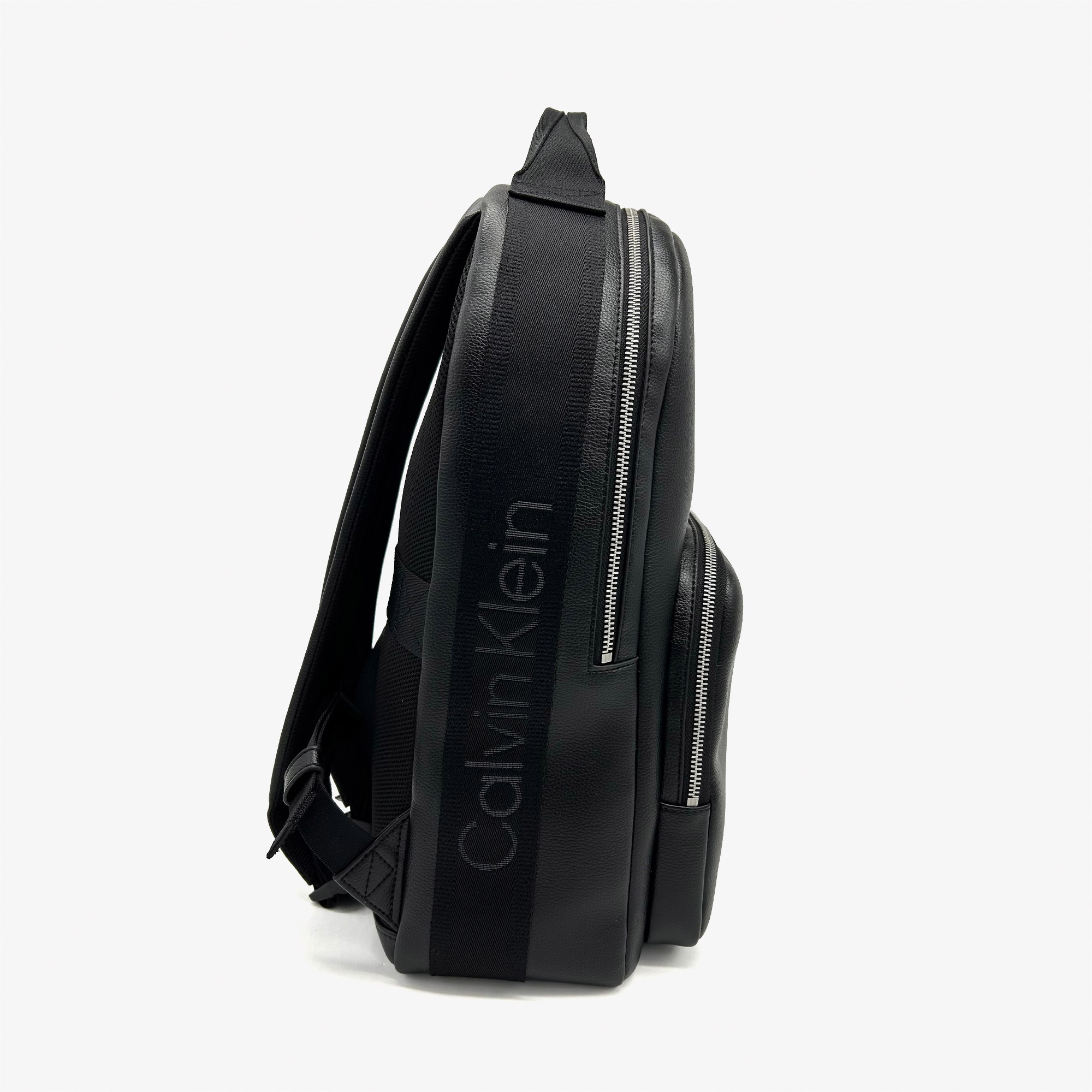 Calvin Klein Webbing Strap Round Erkek Siyah Sırt Çantası