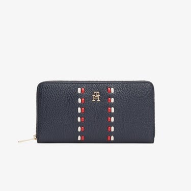  Tommy Hilfiger Icon Corp Kadın Lacivert Cüzdan