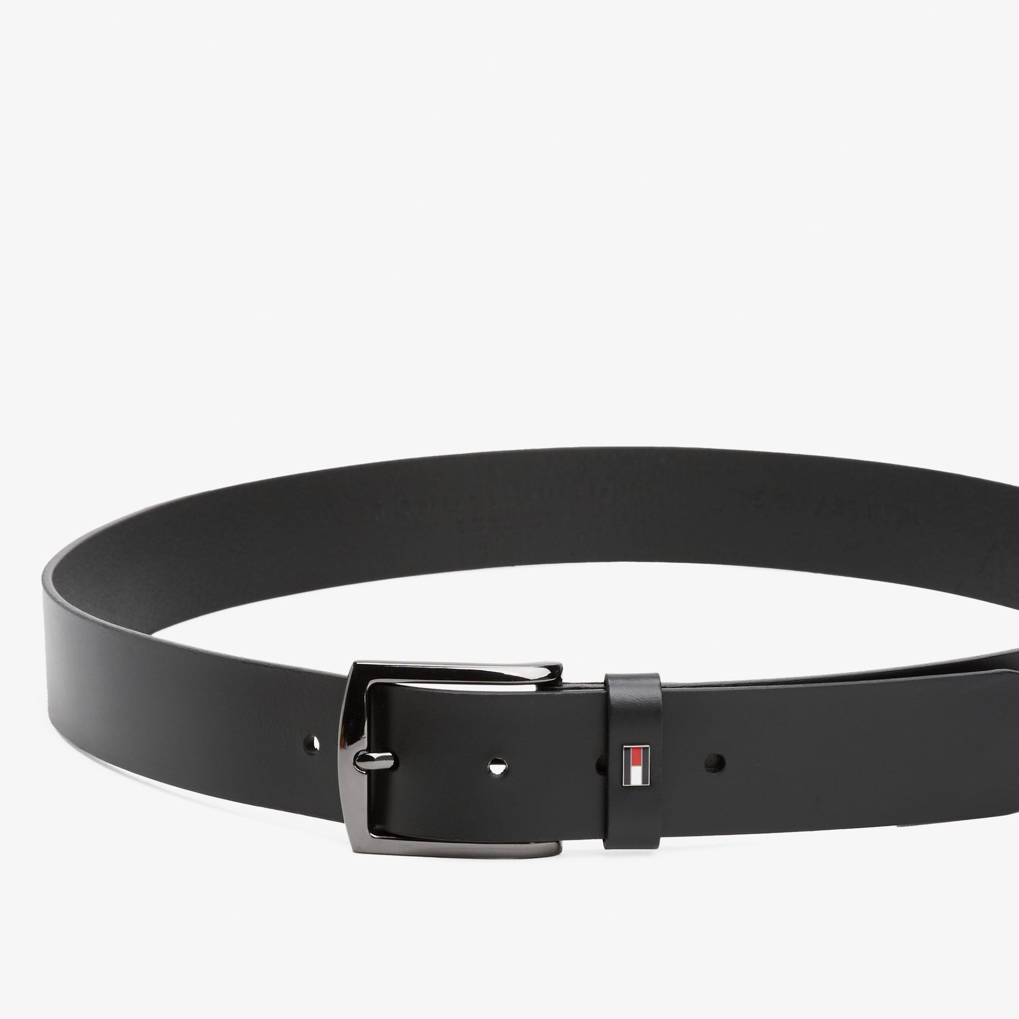 Tommy Hilfiger Denton Erkek Siyah Kemer