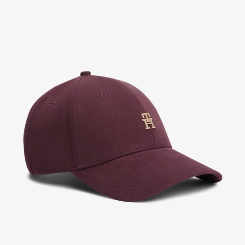  Tommy Hilfiger Elevated Chic Kadın Bordo Şapka