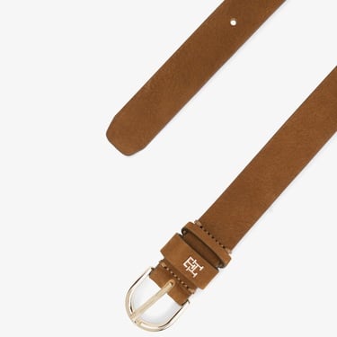  Tommy Hilfiger Essential Effortless Kadın Kahverengi Kemer