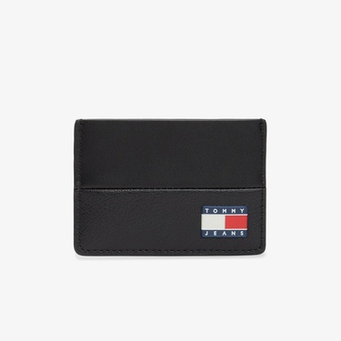  Tommy Hilfiger Heritage Leather Erkek Siyah Kartlık