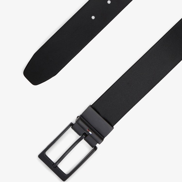  Tommy Hilfiger Layton Erkek Siyah Kemer