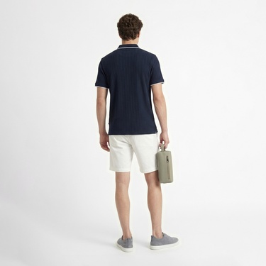  Nautica Erkek Lacivert Regular Fit Polo Yaka T-Shirt