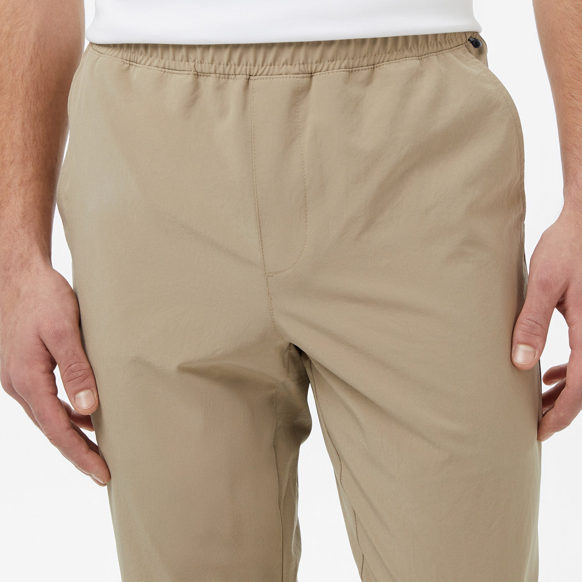 Nautica Erkek Bej Slim Fit Teknik Pantolon