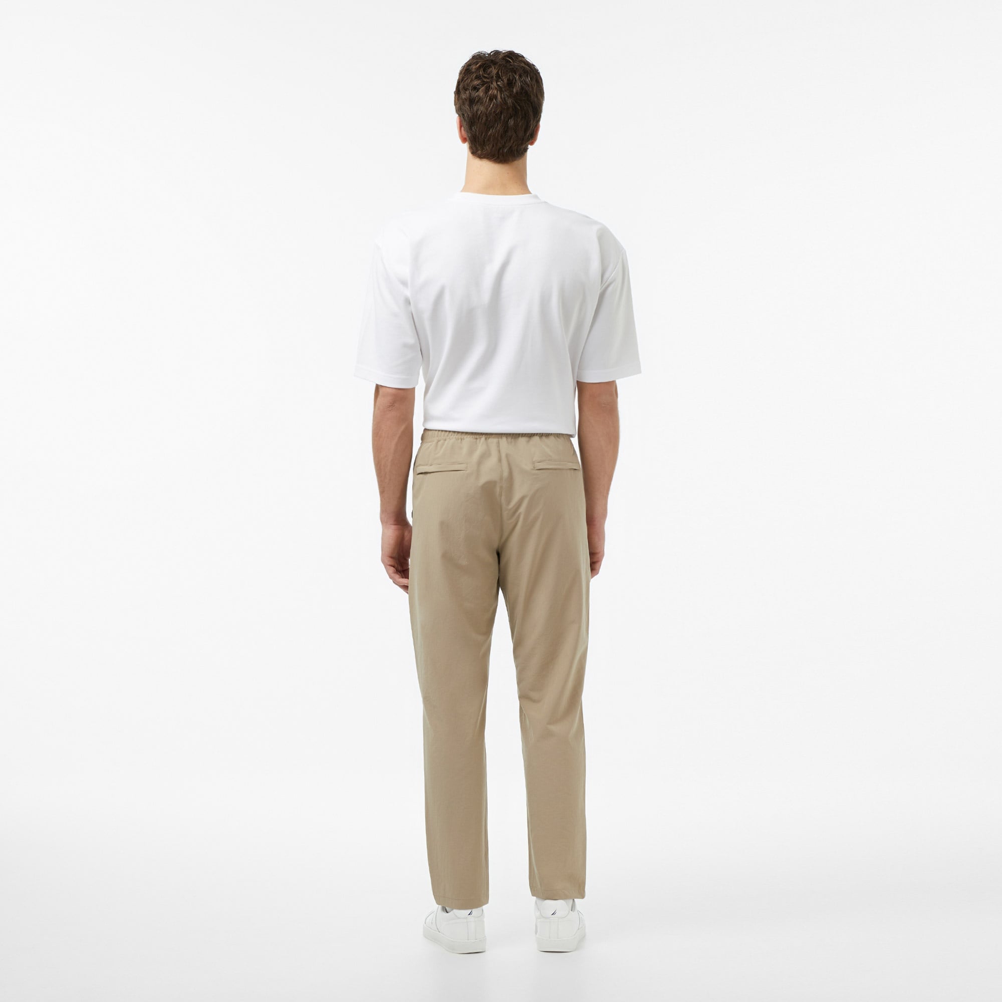 Nautica Erkek Bej Slim Fit Teknik Pantolon