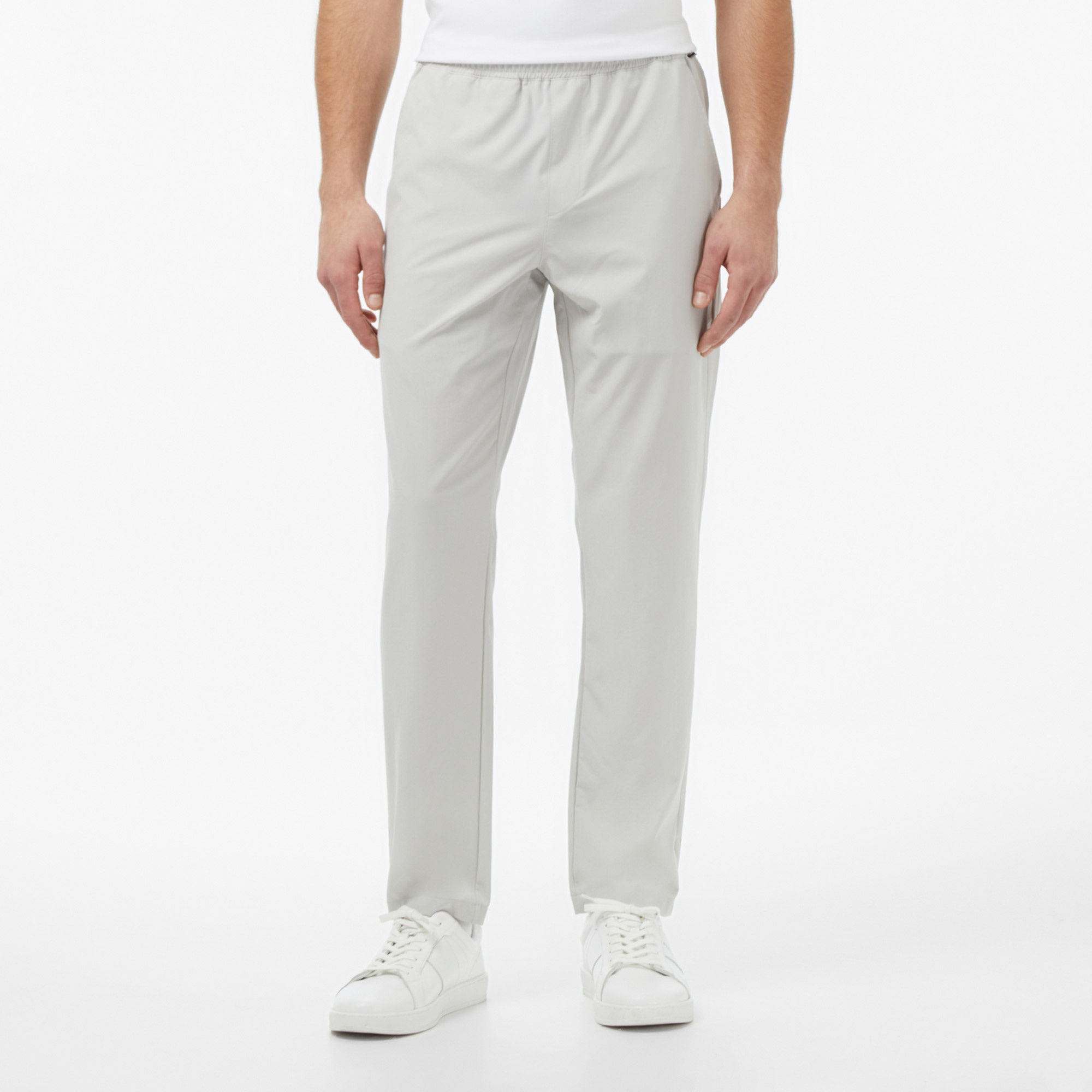 Nautica Erkek Gri Slim Fit Teknik Pantolon