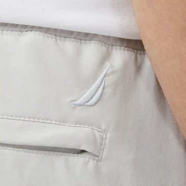  Nautica Erkek Gri Slim Fit Teknik Pantolon