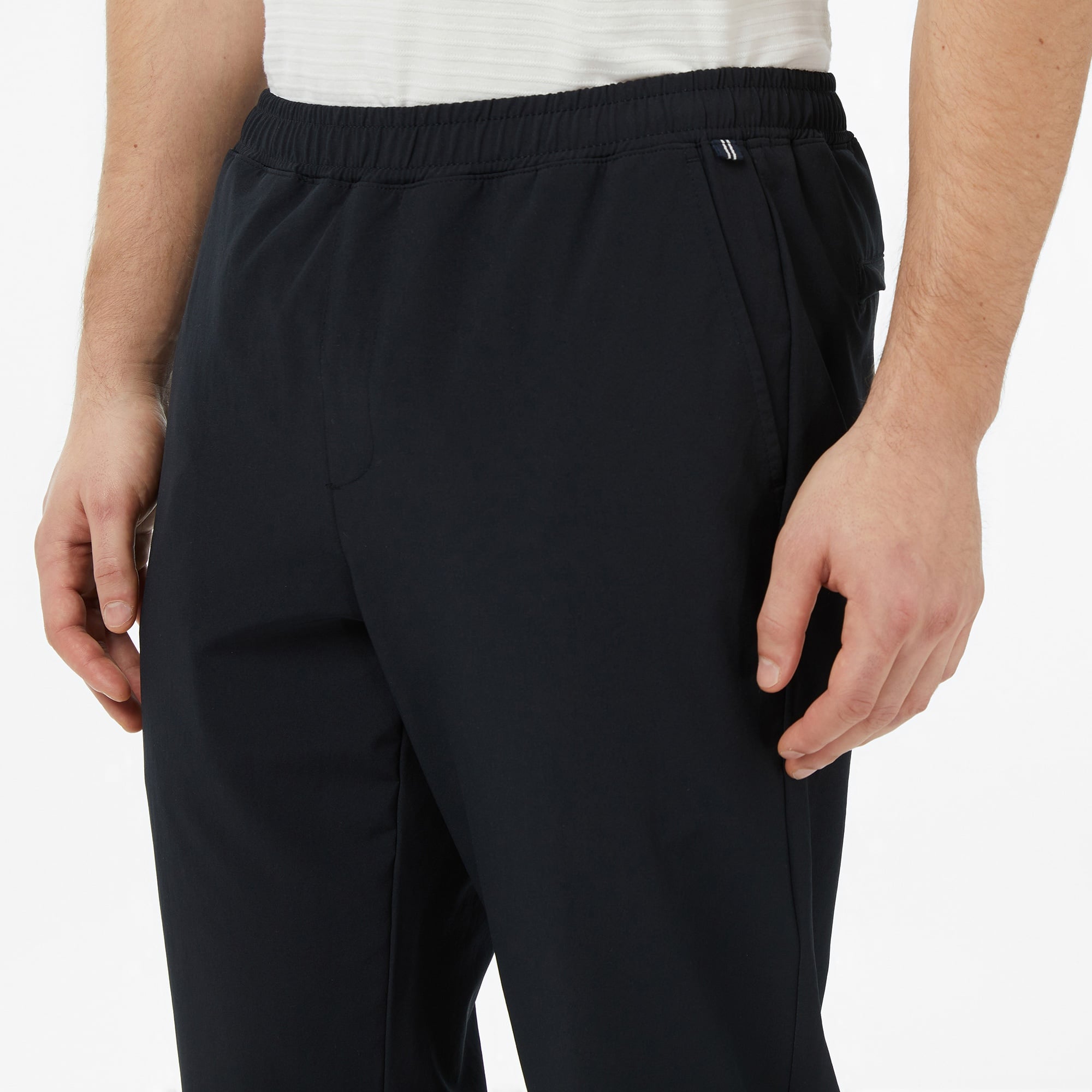 Nautica Erkek Siyah Slim Fit Teknik Pantolon