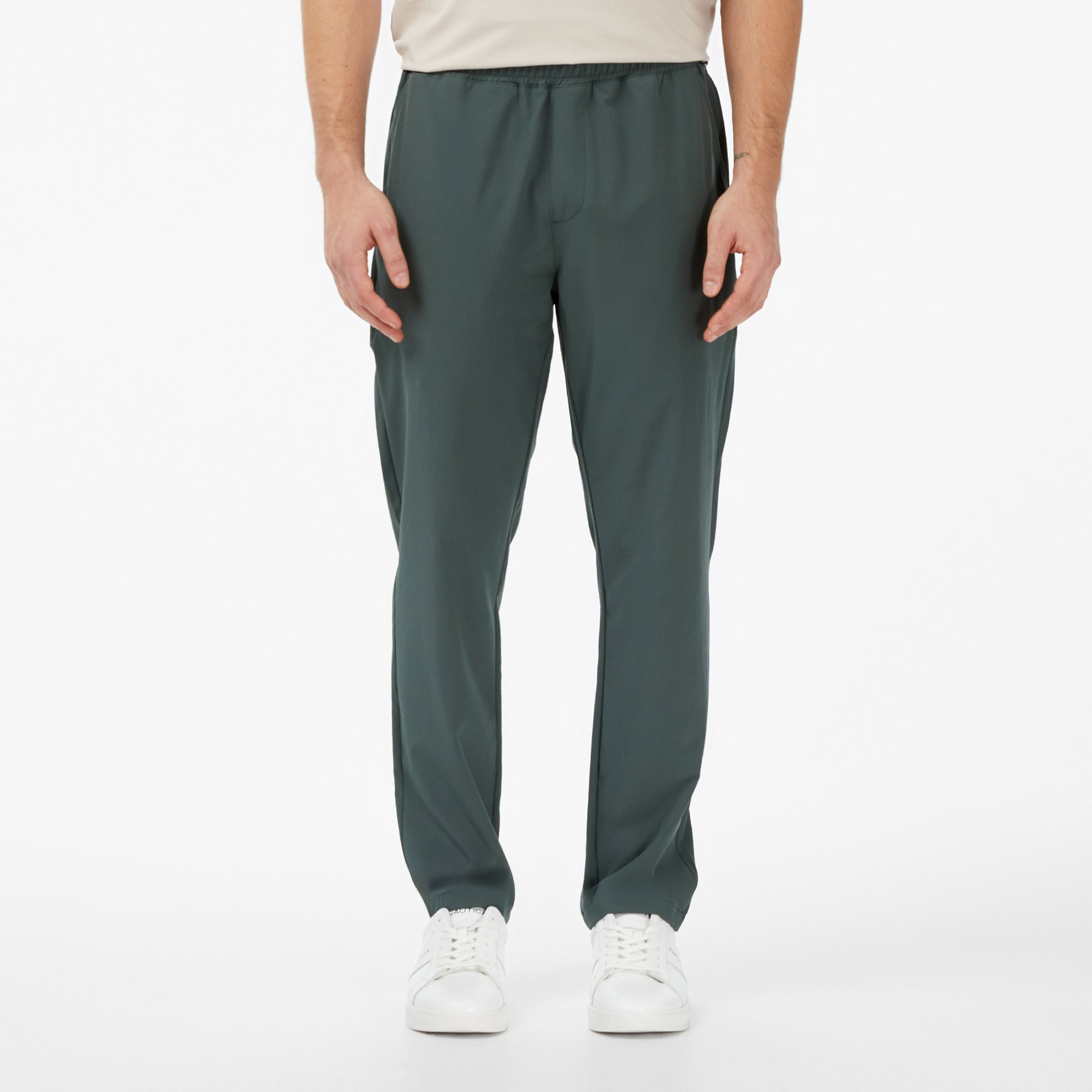 Nautica Erkek Yeşil Slim Fit Teknik Pantolon