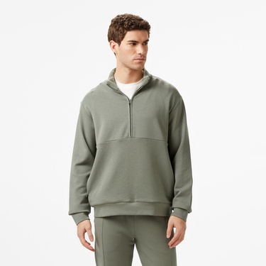  Nautica Erkek Yeşil Regular Fit Sweatshirt