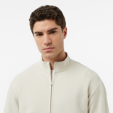  Nautica Erkek Bej Regular Fit Sweatshirt