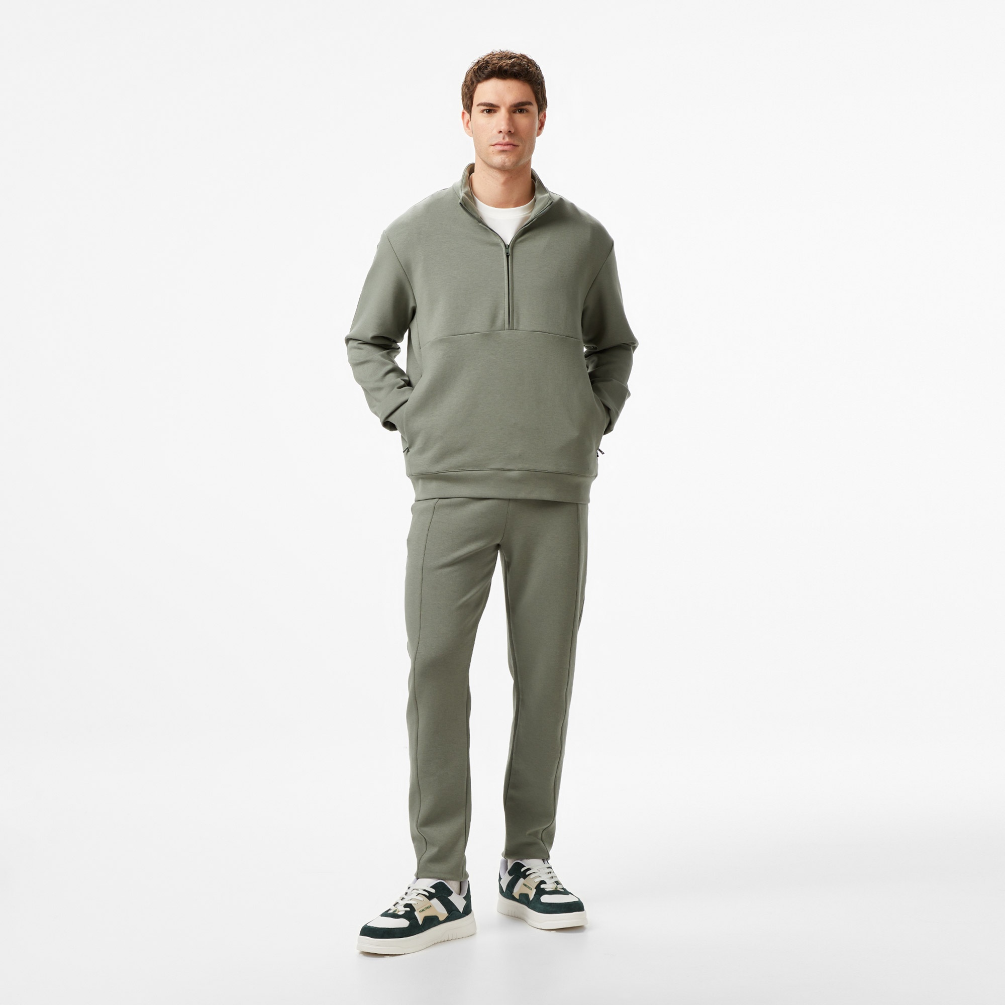 Nautica Erkek Yeşil Regular Fit Sweatshirt
