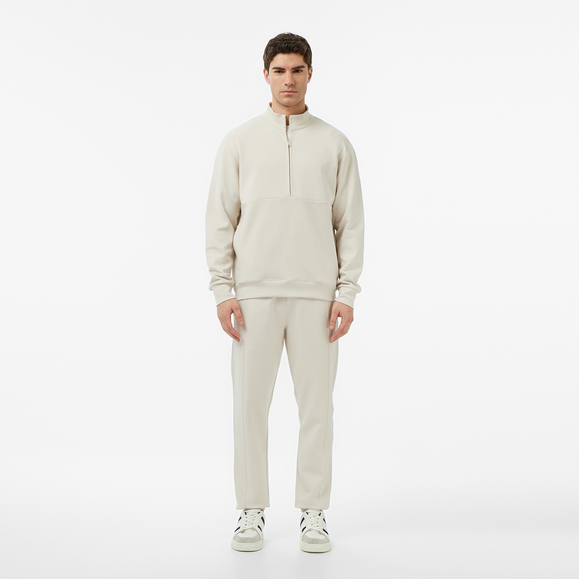 Nautica Erkek Bej Regular Fit Eşofman Altı