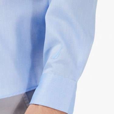  Nautica Erkek Mavi Slim Fit Gömlek