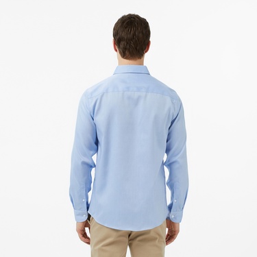  Nautica Erkek Mavi Slim Fit Gömlek