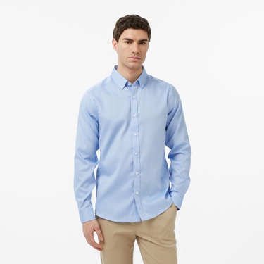  Nautica Erkek Mavi Slim Fit Gömlek