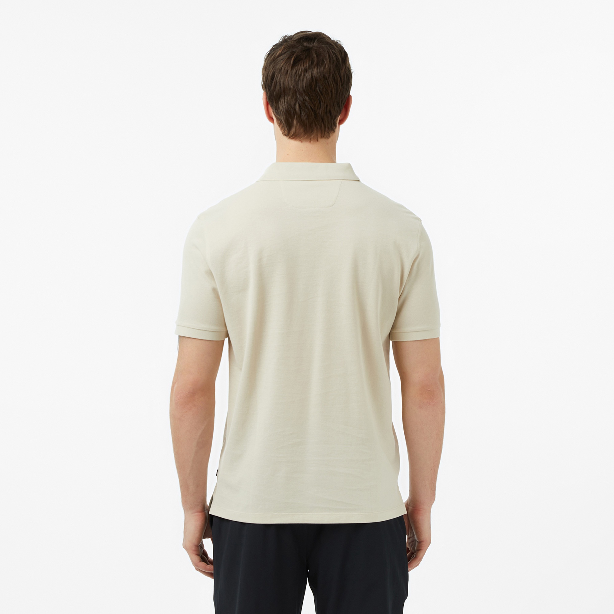 Nautica Erkek Bej Regular Fit Polo Yaka T-Shirt