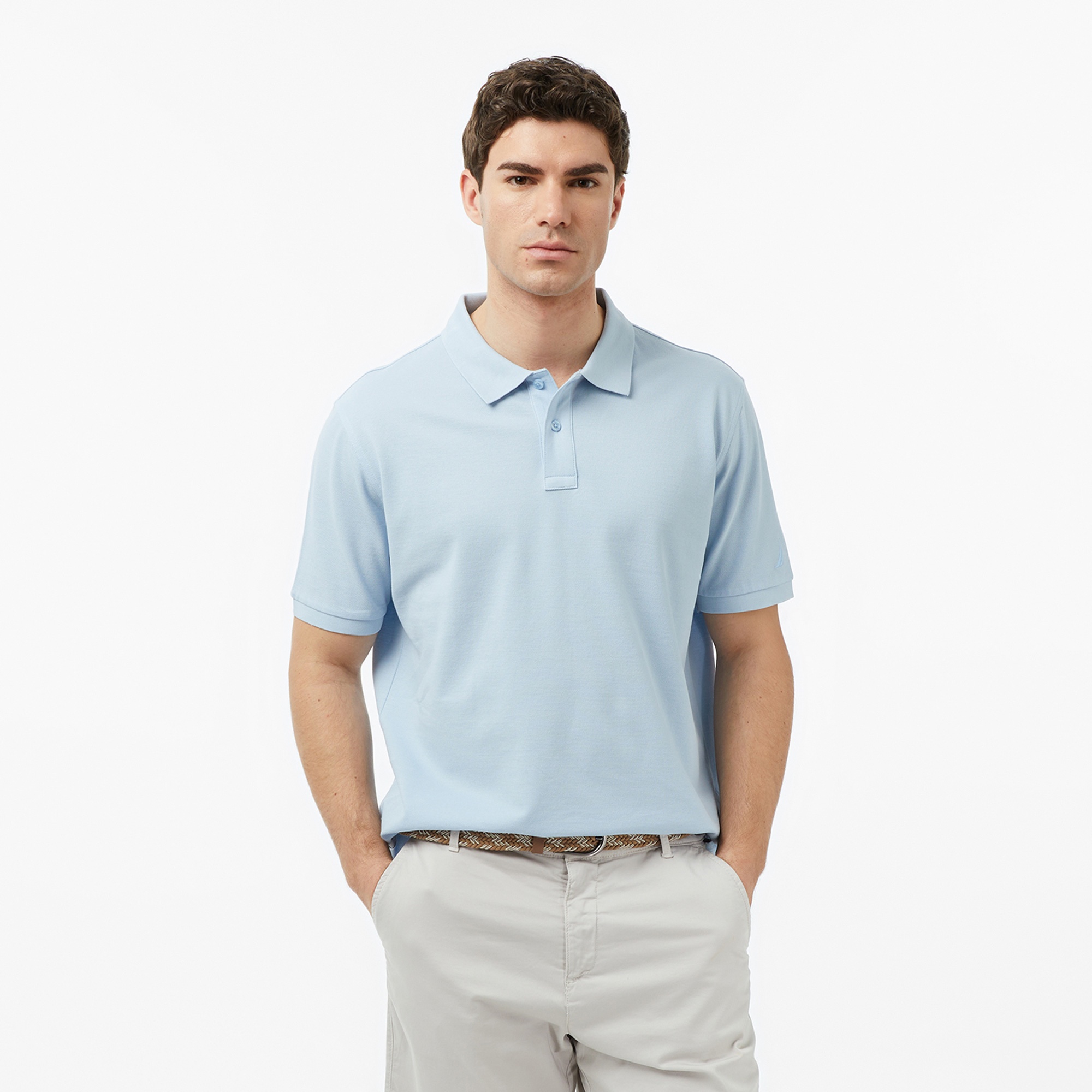 Nautica Erkek Mavi Regular Fit Polo Yaka T-Shirt