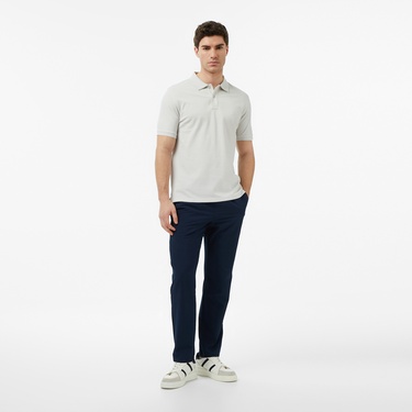  Nautica Erkek Gri Regular Fit Polo Yaka T-Shirt