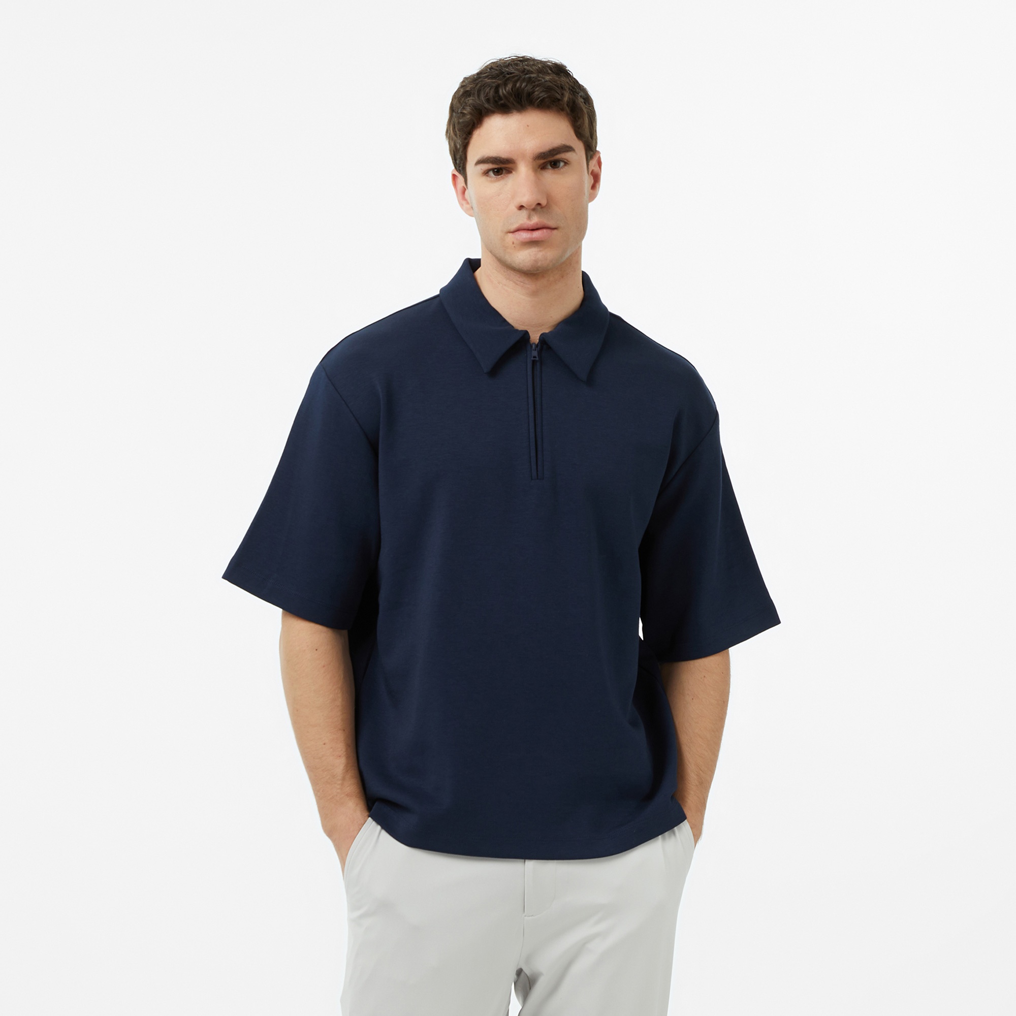Nautica Erkek Lacivert Regular Fit Polo Yaka T-Shirt