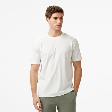  Nautica Erkek Ekru Regular Fit T-Shirt