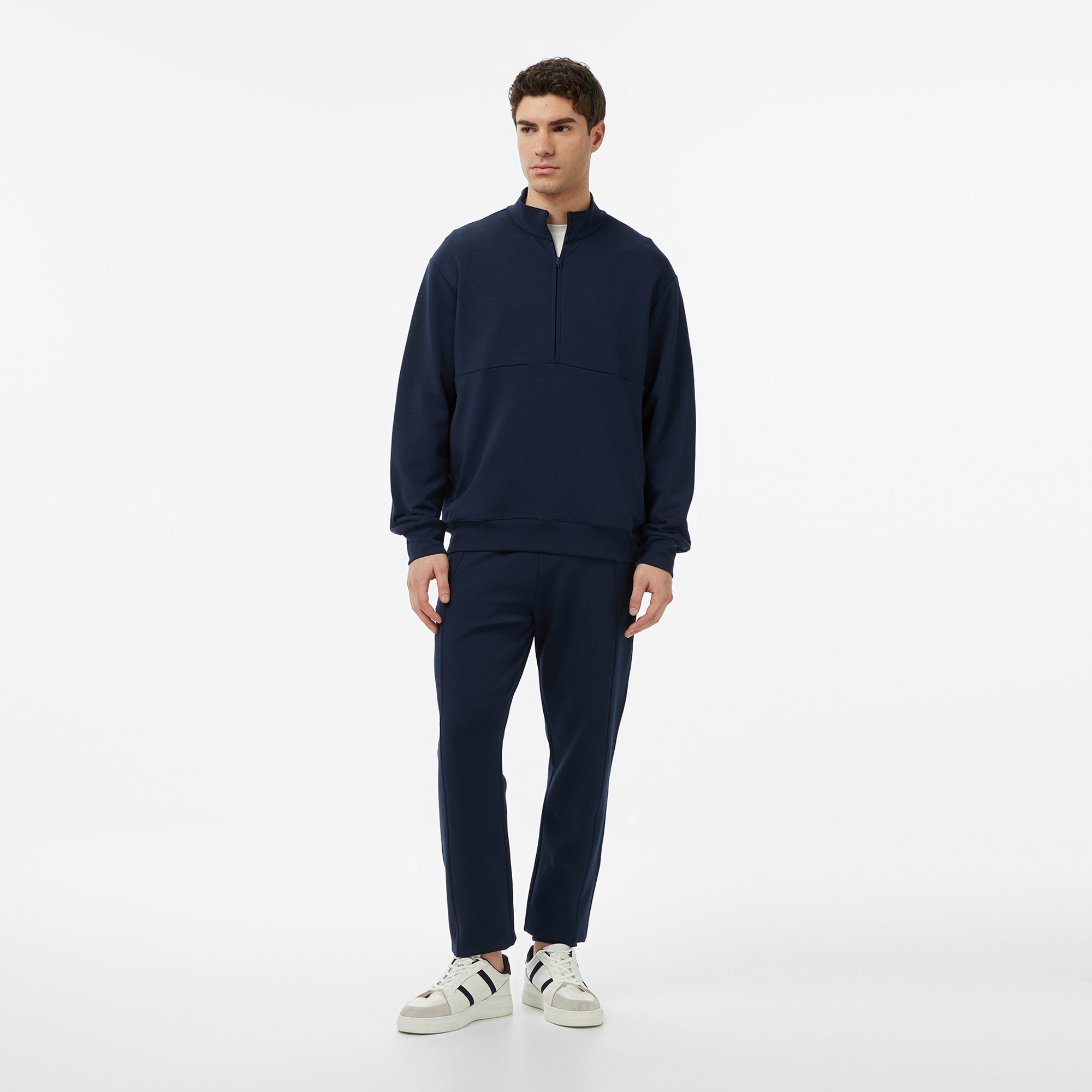 Nautica Erkek Lacivert Regular Fit Sweatshirt