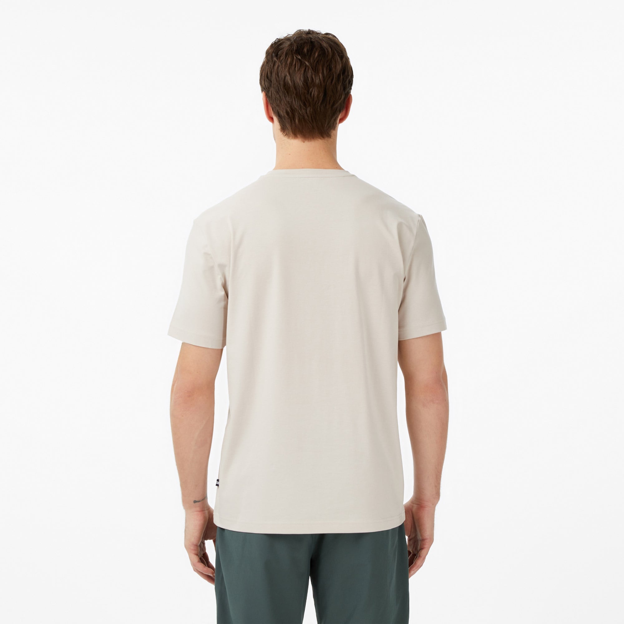 Nautica Erkek Bej Regular Fit T-Shirt