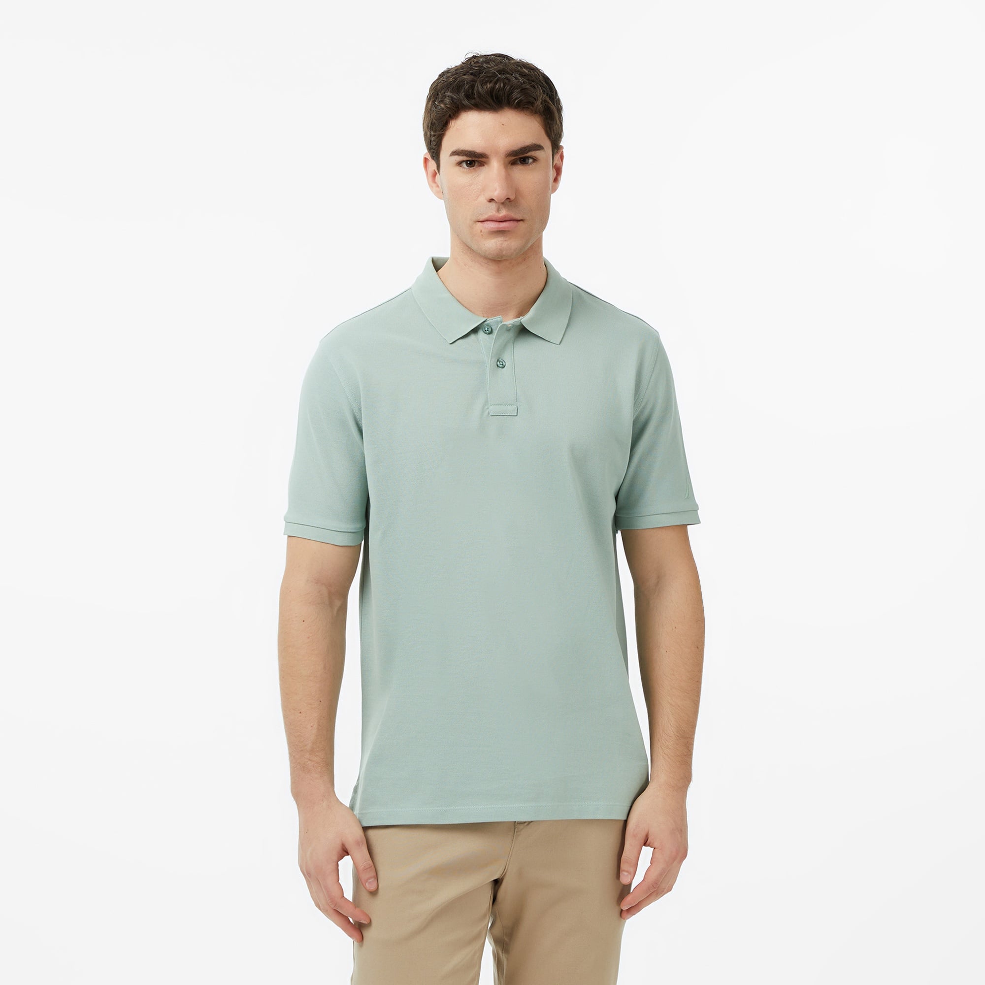 Nautica Erkek Yeşil Regular Fit Polo Yaka T-Shirt