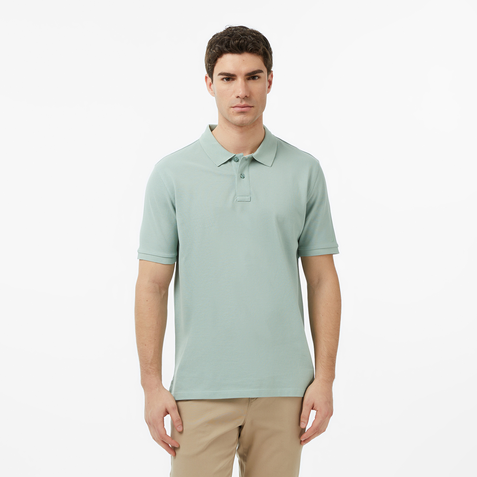  Nautica Erkek Yeşil Regular Fit Polo Yaka T-Shirt