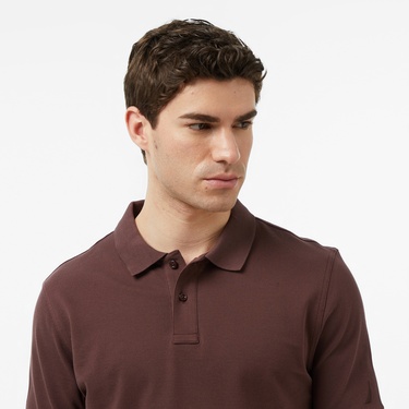  Nautica Erkek Kahverengi Regular Fit Polo Yaka T-Shirt