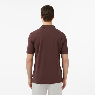  Nautica Erkek Kahverengi Regular Fit Polo Yaka T-Shirt