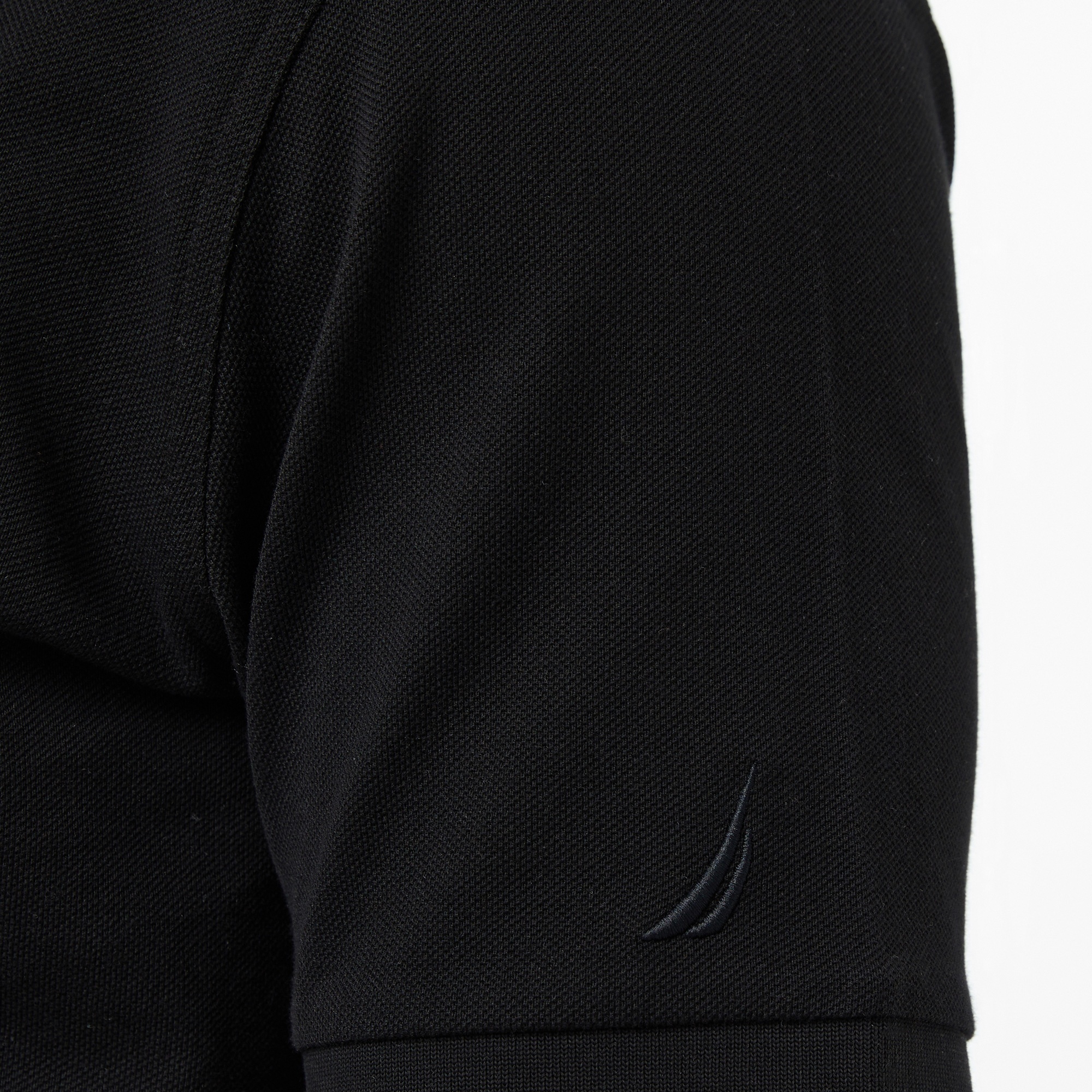 Nautica Erkek Siyah Regular Fit Polo Yaka T-Shirt